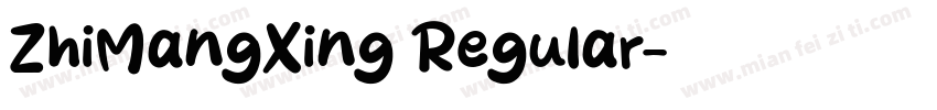 ZhiMangXing Regular字体转换